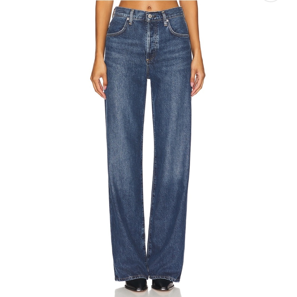 Citizens Of Humanity Dark Blue Straight Jeans